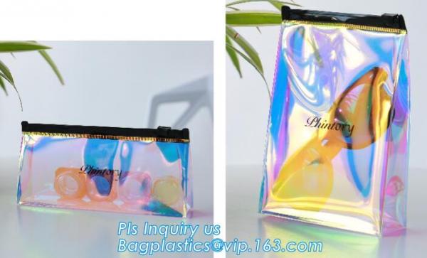 slider pvc promotional packaging bag, zipper bag for cosmetics, office slider transpraent plastic storage bag, slider zi
