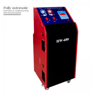  High quality hot sale recovery &amp; charging function AC Refrigerant Recovery Machine car ac service station for car Manufactures