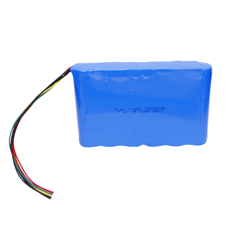  Over Charge Protection 7.4V 10200mAh 18650 Battery Pack Manufactures