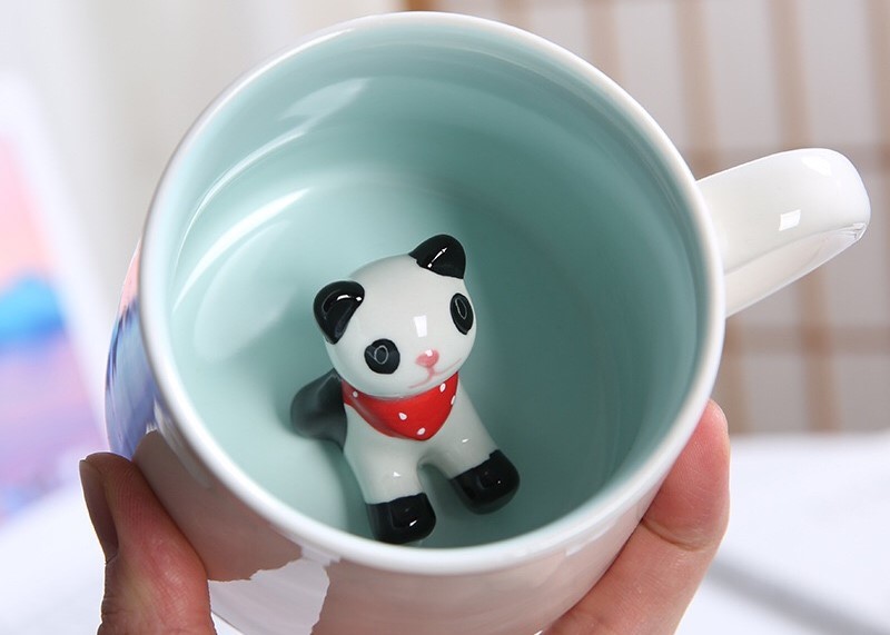 Buy cheap 3D Creative Animal 13.5x8.5x8cm Personalised Ceramic Mugs from wholesalers