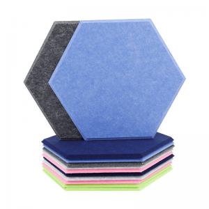  Sound Absorbing Wall Hexagonal Acoustic Panels 130mmx150mm Manufactures