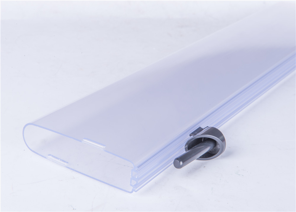  Matt / Shiny Surface Plastic Extrusion Profiles For LED Tube Cover Manufactures
