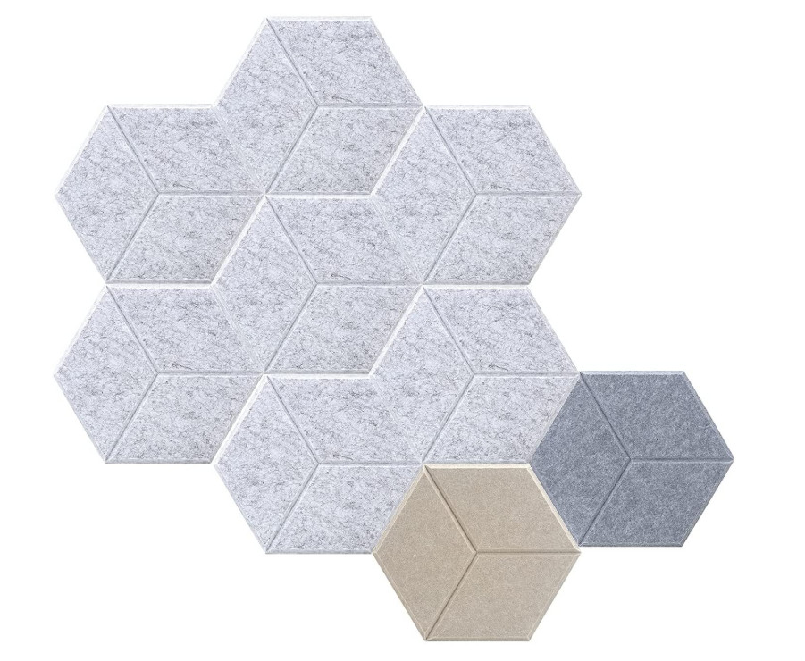  Carved Hexagonal Acoustic Panels Sound Proofing Home Studio Workspace Manufactures