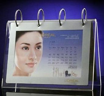  Fashional Shape Acrylic Calendar Holder With Photo Frame Manufactures