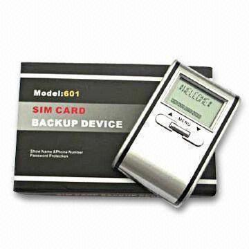  SIM Card Backup Device with 1,000 Phone Records Storage Manufactures