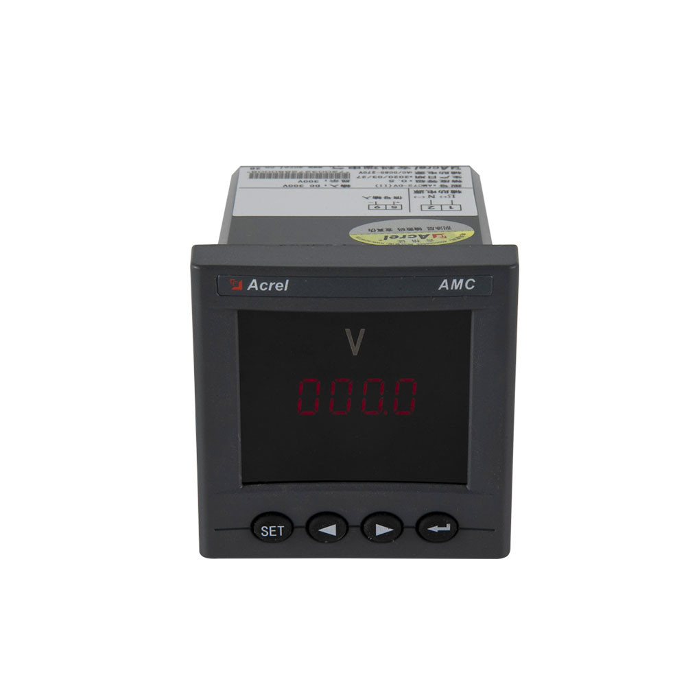  Acrel AMC72-DV/C LED display single phase 1 phase DC solar voltage meter with RS485 Modbus-RTU Manufactures