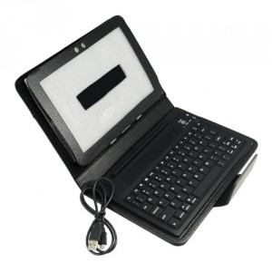 China Wireless Bluetooth Keyboard Leather Samsung Galaxy Tab P1000 Protective Case on sale
