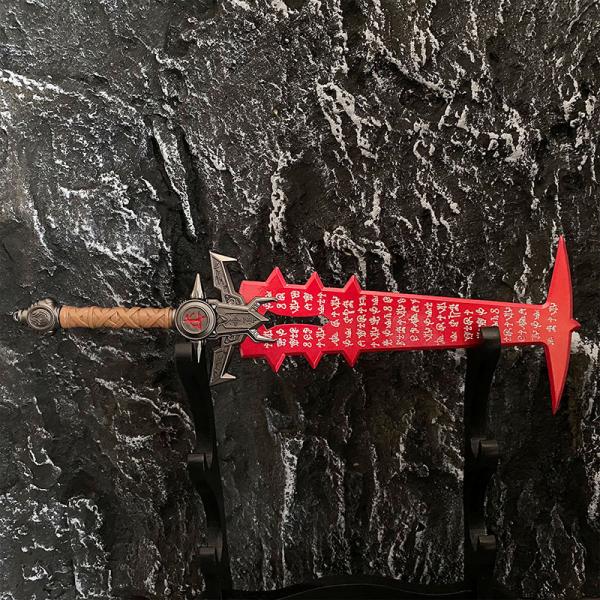 Quality Doom Eternal Crucible Sword 3d Printed For Cosplay Metal Sword Keychain Toys for sale