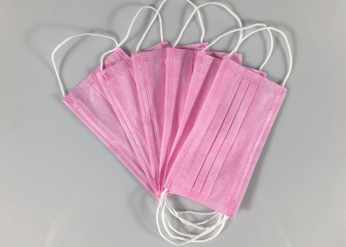  Pink Elastic Ear Loops BFE95 Civil Disposable Nose Mask Manufactures