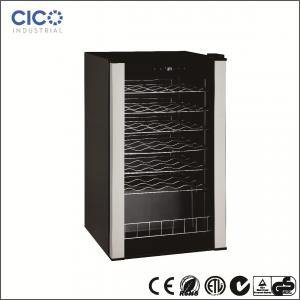  CICO-28Bottles  Compressor Wine Cooler With Black Cabinet and Black Interior Manufactures