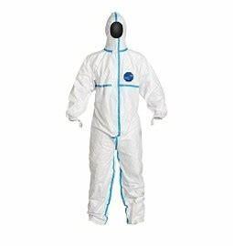  Acid Proof Level A Chemical Ppe White Insulation Protection Suit Manufactures