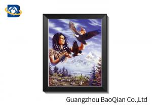 Full Color Custom Lenticular Pictures Framed 3D Poster 0.2 Mm To 5.0mm Thickness Manufactures