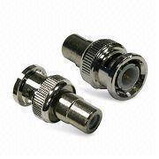 China Male to RCA Female BNC Connector with 500V Operating Voltage (YD62) on sale