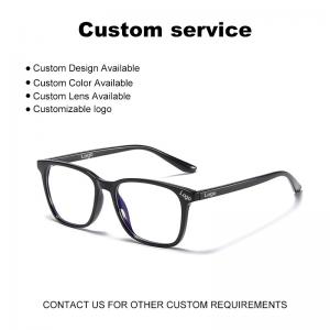  Custom Unisex Eyeglasses Frames TR90 Blue Light Blocking Optical Manufactures