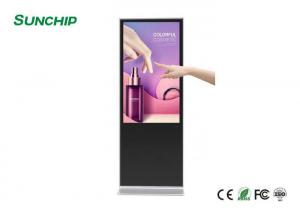  65 Inch Interactive Touch Screen Digital Signage Stand Alone With CMS Software Manufactures