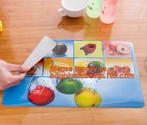  Wholesale price dining mat PVC Fabric silicone placemat table mat,tableware accessories round plastic placemat PVC water Manufactures