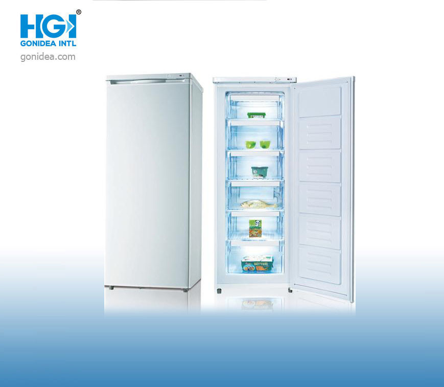 China 185 Liter 6.5 Cf Commercial Single Door Upright Freezer White 240V on sale