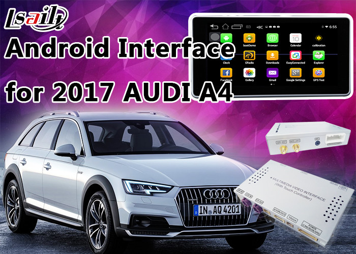China 2017 AUDI A4 Andorid Navigation Multimedia Video Interface with Built-in Mirrorlink , WIFI , Parking Guide Line on sale