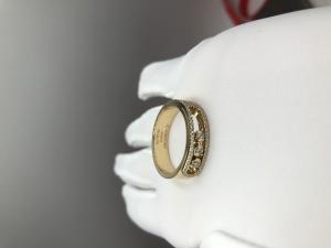  US Size 6 Half Empty Memorable Moving Diamond Ring ,  Messika Ring Gold Manufactures