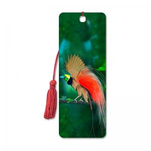  Bird Design 3D Animal Bookmarks With Two Side CMYK Printing / Personalised Bookmarks For Schools Manufactures