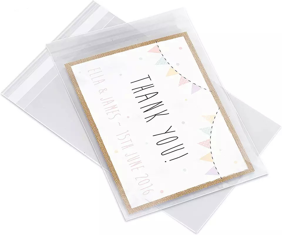Customized Glassine Paper Envelopes For Invitation Wedding Pictures