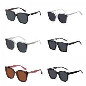  Polarized Acetate Sunglasses Custom Mirror Frame Logo Blue Coating Manufactures