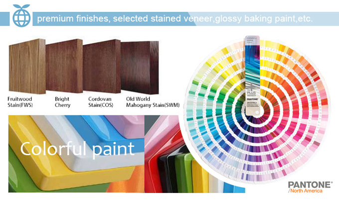 The paint and color selection for showcase