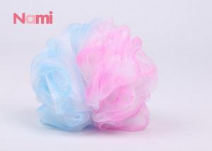 PE Mesh Shower Bath Sponge Puff Ball Dia 12CM Creative Design For Body Cleaning