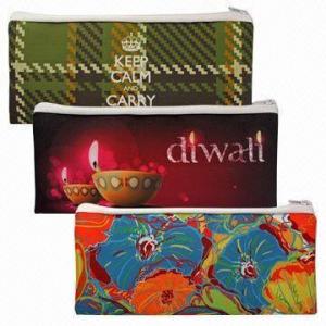  Colorful Heavy-duty Polyester Pencil Bags by Sublimation  Manufactures