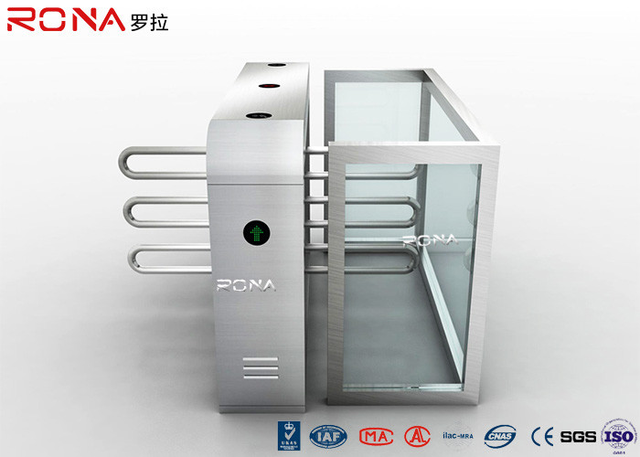  Stainless Steel Material Electronic Turnstile Access Control System 450mm Arm Length Manufactures