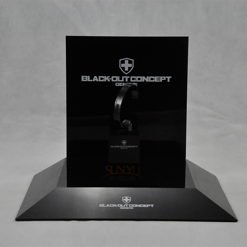 Black Acrylic Display Stand For Watch
