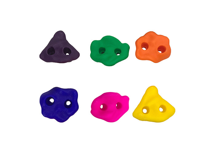 China Children Rock Climbing Hand Holds , 25 Rock Climbing Holds Multi Color on sale