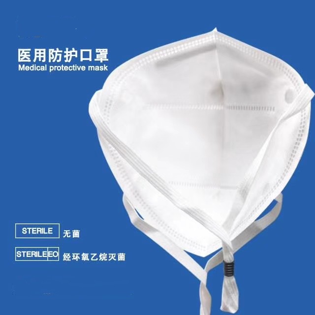  Surgical disposable facemask medical 3 layers medical facemask light blue/snow white Manufactures