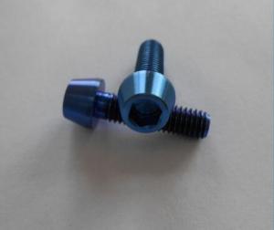 Ti6Al4V Gr5 Anodize colored Titanium Bolt for Bicycle Use