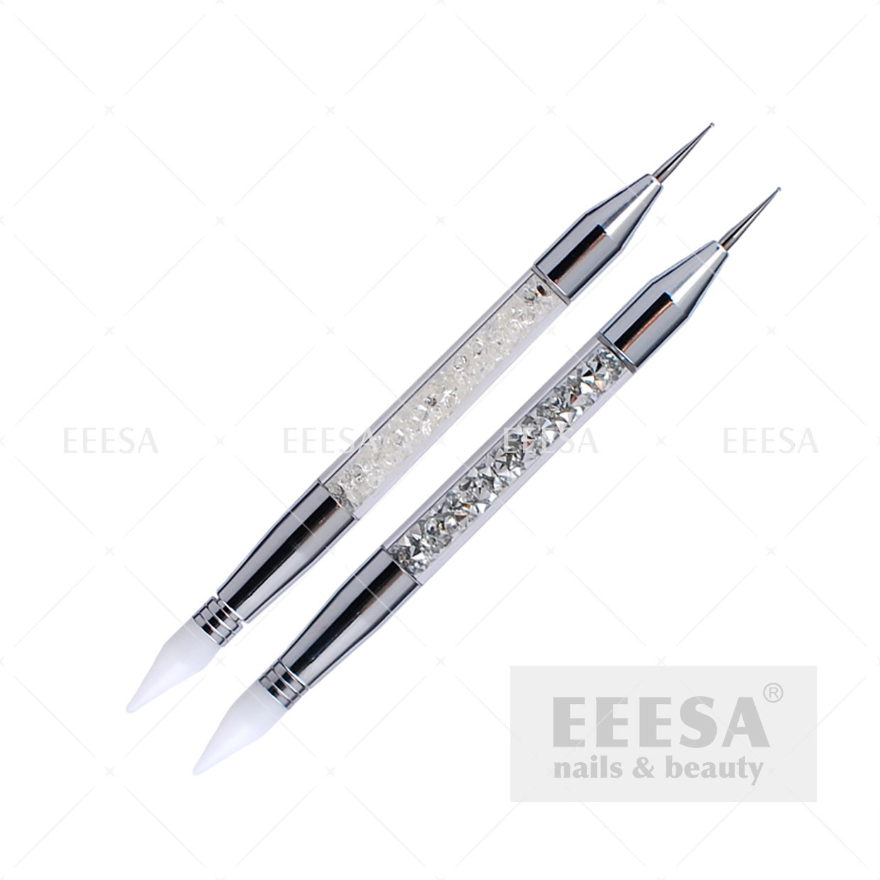  Dual Ended DIY Nail Dotting Tools Clear Rhinestone Studs Picking Manufactures