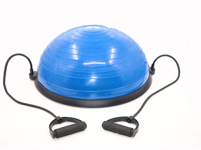 China Blue Fitness PVC And ABS 58cm Yoga Ball on sale