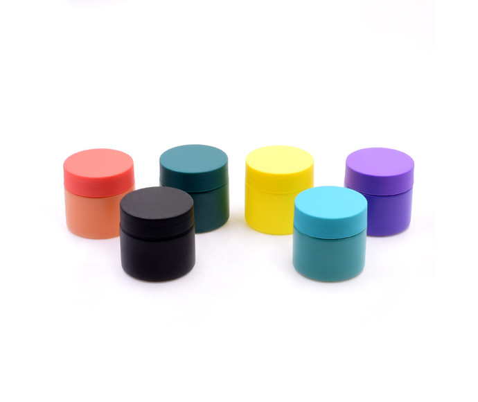 Quality Eco Friendly Black UV Glass Jars Sgs Glass Child Resistant Jars Custom Printing for sale