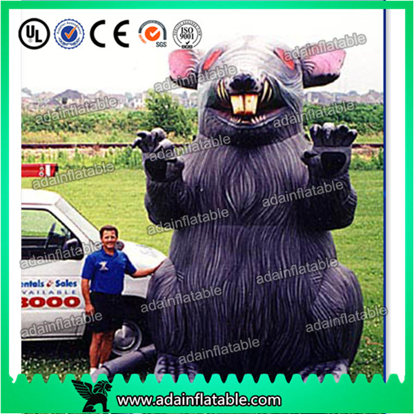  5m Heavy Duty PVC Inflatable Cartoon Characters Customized Rats For Parade Manufactures