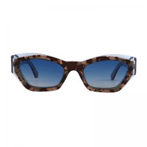  Cateye Polarized Sunglasses For Women Men Fashion Narrow Acetate Frame 51mm Manufactures
