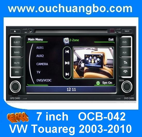 Quality Ouchuangbo auto stereo kit navi for S100 platform Volkswagen Touareg 2003-2010 for sale