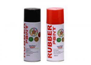  High Gloss Plastic Coat Spray Paint , Heat Resistant Black Rubber Coating Spray Manufactures