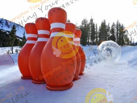  3.6m Big Inflatable Sport Balloons , UV Protected Printing Outdoor Inflatable Bowling Manufactures