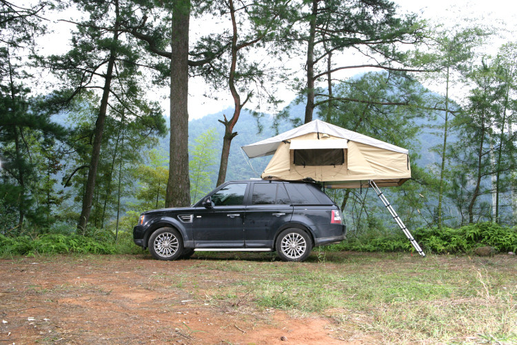  Durable 4 Person Roof Top Camper Tent , Pop Up Tents That Go On Top Of Trucks Manufactures
