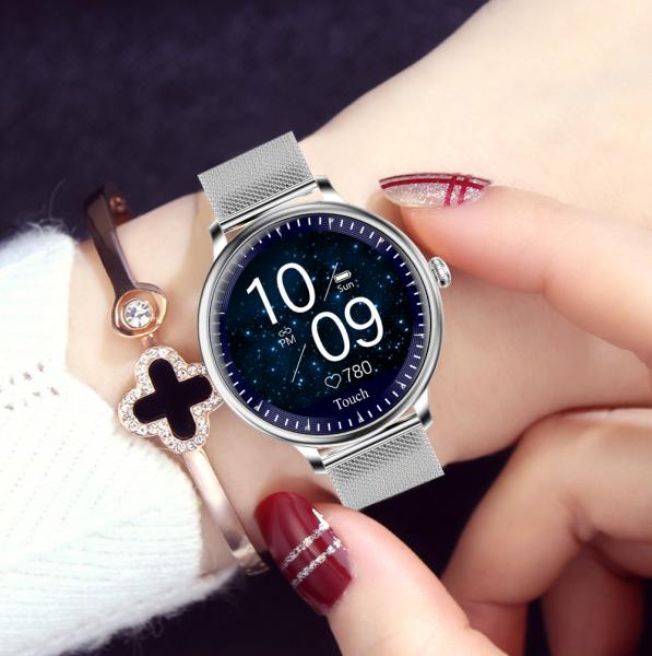 1.08 Inch Screen 64M Ladies Bluetooth Smart Watch