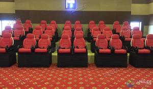  Professional Scene 5D Movie Theater For Indoor Mini Cabin Cinema Red / Black Color Manufactures