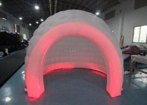  3m White Oxford Cloth Inflatable Bubble Igloo Dome Tent With Led Light Manufactures