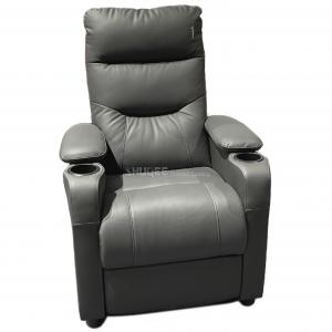  Modern Leather Home Theater Sofa Seating Multi color with Recline Function Manufactures