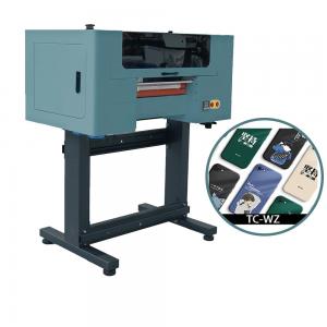 China Cmykw Varnish Plastic Digital Shirt Printing Machine T Shirt Inkjet Printer Machine on sale