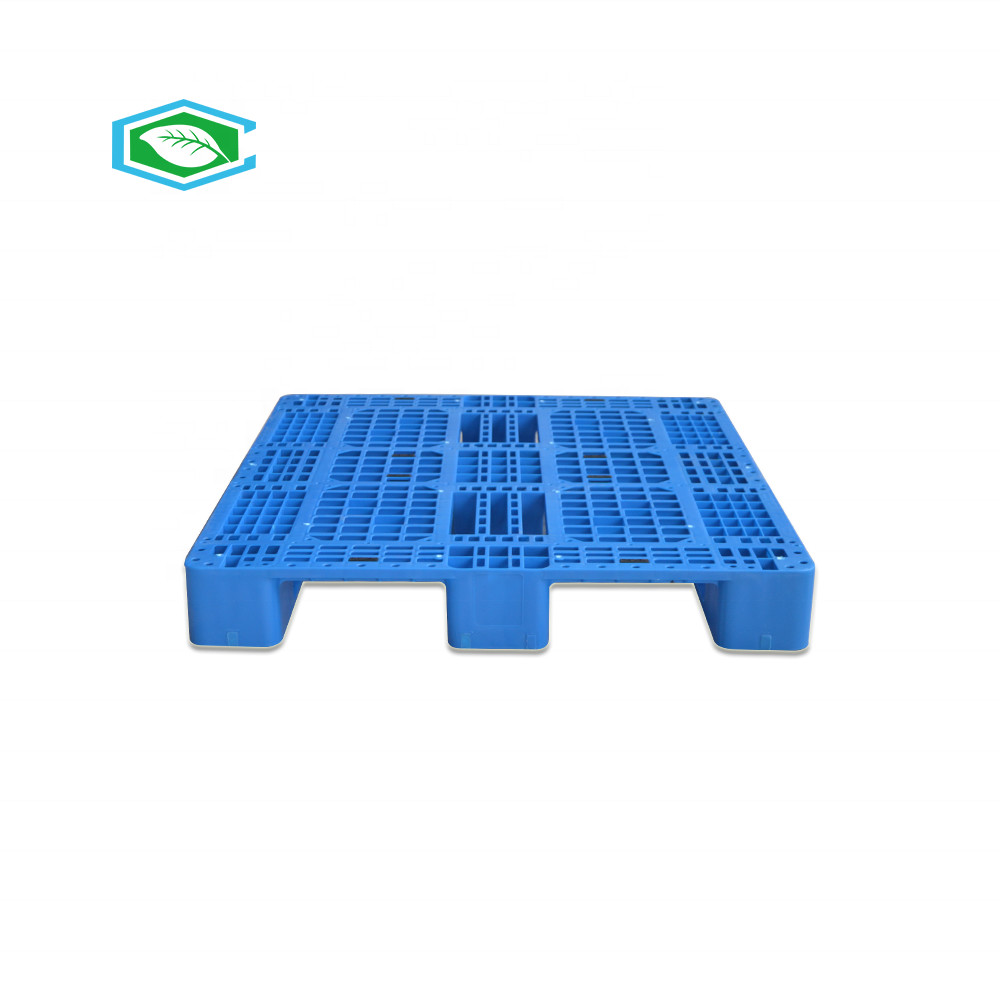  48x40 Reinforced Plastic Pallets Three Runners Bottom Virgin Polyethylene With Steel Tubes Manufactures