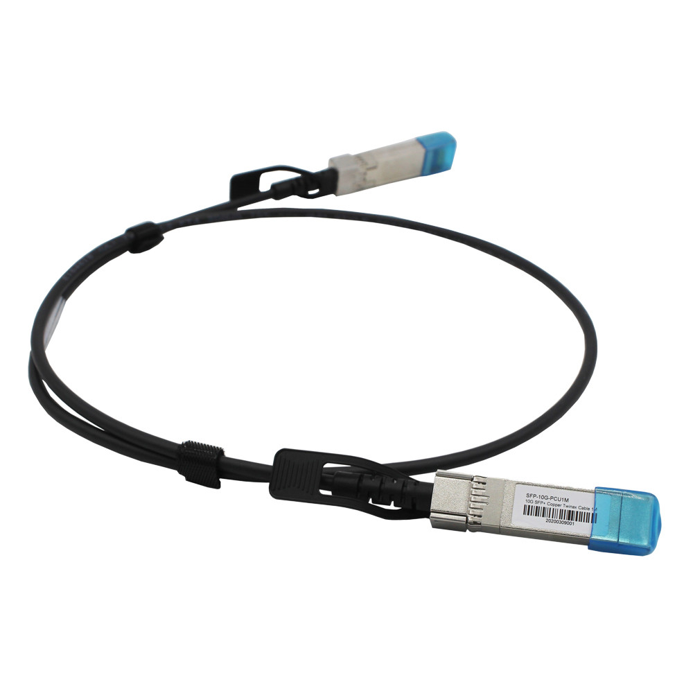  10G SFP+ To SFP+ Direct Attach Cable AWG30 1m For Cisco / Juniper / D-Link Manufactures
